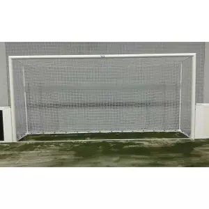 JUEGO PORTERÍAS FÚTBOL INDOOR METALICAS TRASLADABLES TUBO 80 MM 5X2,35