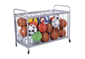 Carro portabalones 118 x 65 x 62 cm. Capacidad 30/35 Balones