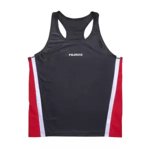 Camiseta Savate. Negro-Rojo. XL BOXEO FRANCES