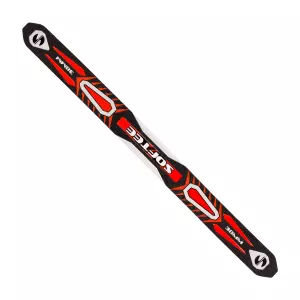 PROTECTOR SOFTEE PADEL GEOMETRÍA ROJO