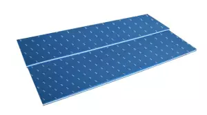 TAPIZ 150 X 50 X 3 CM DE GROSOR , AZUL/BLANCO/AZUL