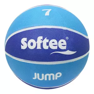 BALON BALONCESTO NYLON SOFTEE JUMP - CELESTE/ROYAL, 7