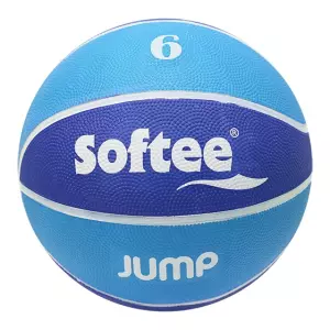 BAL0N BALONCESTO NYLON SOFTEE JUMP - CELESTE/ROYAL, 6