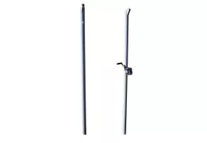 Postes Multideporte/Multialturas, metálicos Ø80 mm, para anclar (tensor con cabrestante) Tenis, Badminton, Voley,altura de 85 a 245 cm