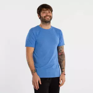 CAMISETA SOFTEE SPORTWEAR HOMBRE - AZUL CLARO, L