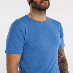 CAMISETA SOFTEE SPORTWEAR HOMBRE - AZUL CLARO, XXL