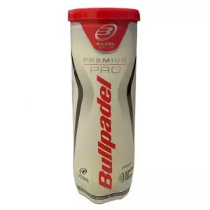 BOTE 3 PELOTAS DE PÁDEL BULLPADEL PREMIUM PRO