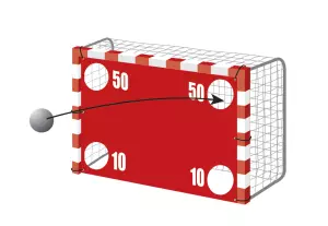 PANTALLA DE PRECISION CON DIANAS FÚTBOL SALA/BALONMANO