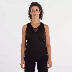 CAMISETA SOFTEE TIRANTES IMPULSE MUJER - NEGRO, XL