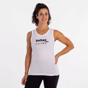 CAMISETA SOFTEE TIRANTES MOMENTUM MUJER - BLANCO, XXL