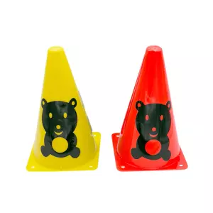 CONO OSITO - ROJO, 23CM