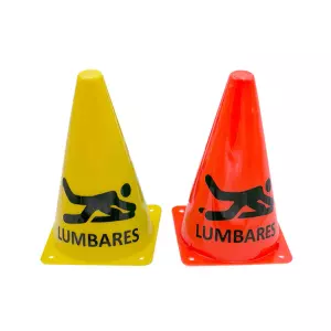 CONO TRAINING LUMBARES - ROJO, 23CM