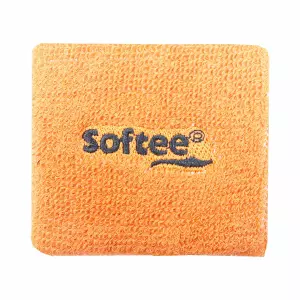 MUÑEQUERA NORMAL SOFTEE - NARANJA FLUOR, UNIDAD