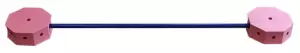 HALTERA PLASTAZOTE MANGO PVC - 100CM, AZUL/ROJO