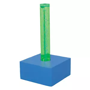 Tubo burbujas + bloque-Tubo burbujas con bloque