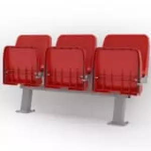 Asiento abatible con respaldo alto modelo AB GRADA, FUTBOL