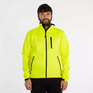 SOFTSHELL JACKET SOFTEE REGIS HOMBRE - AMARILLO FLUOR, S