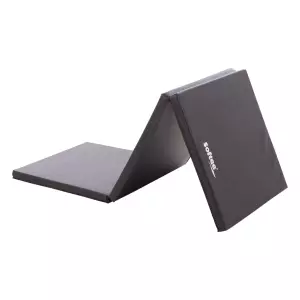 COLCHONETA PLEGABLE 180X60X4 CM SOFTEE PREGUNTAR STOCK - Negro