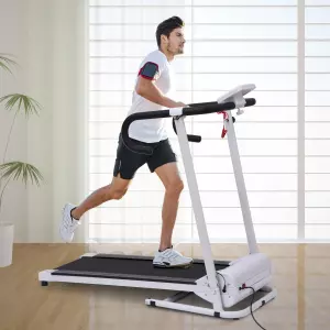 Cinta de Correr Plegable y Eléctrica de 500W para Fitness 1-10Km/h con Pantalla LCD y Carga Máx. 110kg,PREGUNTAR STOCK