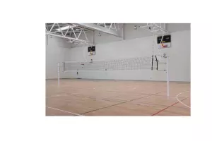 Juego postes de voleibol aluminio competición