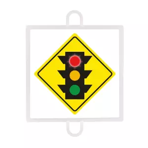 PANEL DE SEÑALIZACIÓN TRÁFICO DE ADVERTENCIA Nº 1 (SEMÁFORO ROJO)