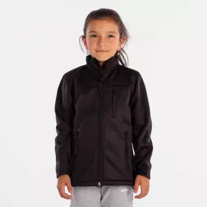 SOFTSHELL JACKET SOFTEE REGIS NIÑA - NEGRO, 14 AÑOS
