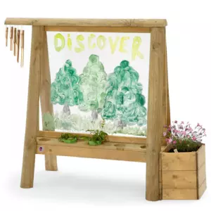 Pizarra para Exterior de Madera Discovery Crea y Pinta