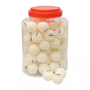 TARRO 60 PELOTAS TENIS DE MESA SOFTEE 40MM - BLANCO, 40MM