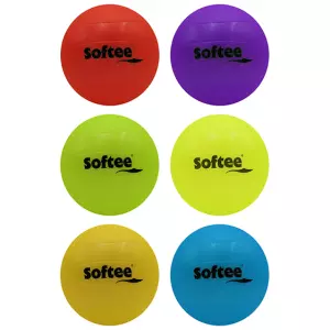 PELOTA POLIVALENTE LISA SOFT - 220 MM, VIOLETA