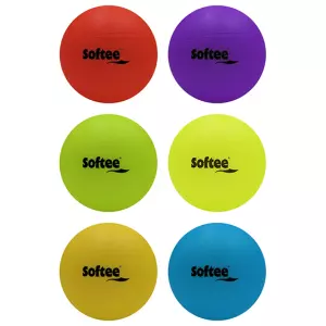 PELOTA POLIVALENTE RUGOSA SOFT - 220 MM, VERDE SFT