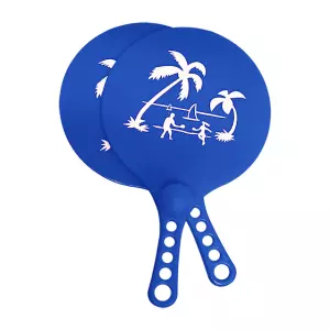 JUEGO PALAS ABS CON PELOTA SOFTEE PALM  AZUL