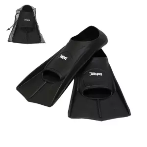 PAR DE ALETAS CORTAS DE PISCINA FAST - NEGRO, 39-41