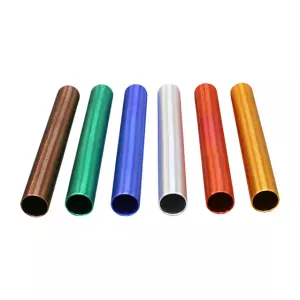 TESTIGO DE RELEVO DE ALUMINIO ANTIDESLIZANTE - ROJO, 29CM ATLETISMO CARRERAS