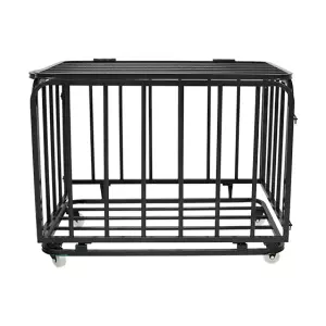 CARRO PORTABALONES HIERRO - NEGRO, 70X80X90CM 30-35 BALONES