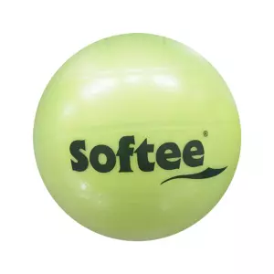 PELOTA SOFTEE PVC VOLEY - AMARILLO FLUOR, 27CM
