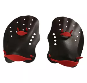 PALAS DE NATACION SOFTEE SPEED - NEGRO/ROJO, L#