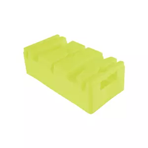 LADRILLO  CON SOPORTE PARA PICA Y ARO BASIC - AMARILLO FLUOR