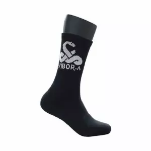 CALCETINES VIBOR-A MEDIA CAÑA PREMIUM - 39-42, NEGRO