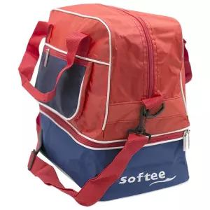 BOLSA ZAPATILLERO SOFTEE MINITEAM  - MEDIANA, ROJO/MARINO