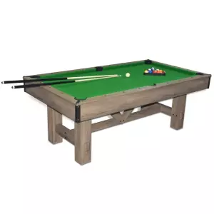 Billar Vintage 3 en 1 Júpiter ( Mesa de Billar, Ping Pong + Mesa Comedor)