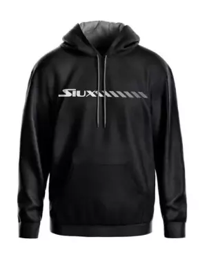 SUDADERA CAPUCHA NIÑO SIUX MALI NEGRO