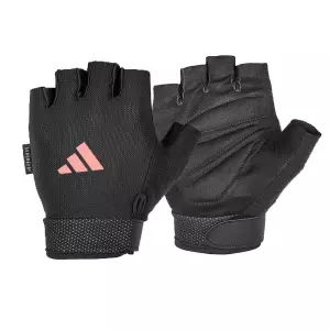 ADIDAS Guantes de Entrenamiento Essential Ajustables ROSA FITNESS HALTEROFILIA