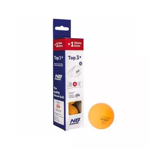 3+1 Pelotas Ping Pong Enebe Top 3* Naranja