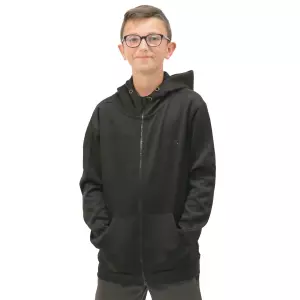 CHAQUETA CREMALLERA SOFTEE ELEGANT INFANTIL - 6 AÑOS, NEGRO