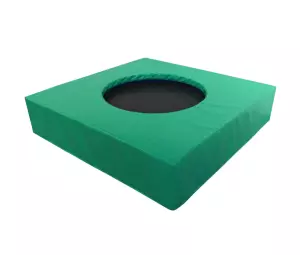Trampolín + protección
