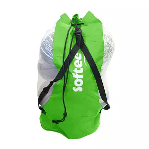 SACO PORTABALONES  - VERDE 15 BALONES