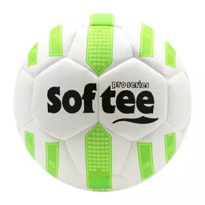 BALON FUTBOL HIBRIDO SOFTEE MAX - BLANCO/VERDE FLUOR, FUTBOL11