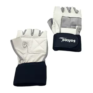 PAR DE GUANTES SPANDEX - M, BLANCO