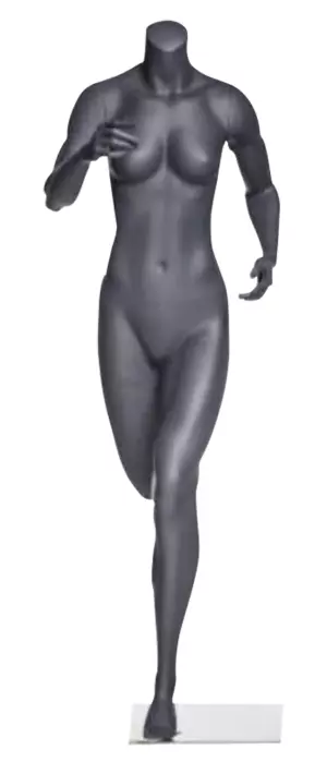 MANIQUI FEMENINO RUNNING CUERPO ENTERO - UNICA, NEGRO