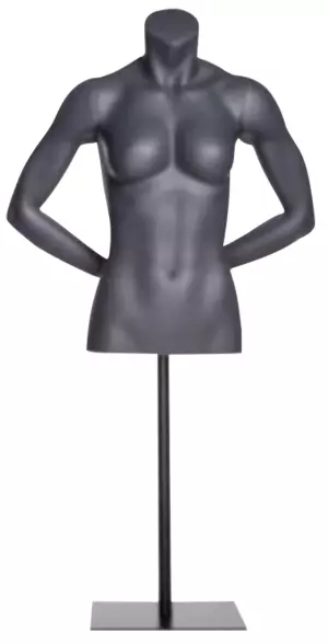 MANIQUI FEMENINO TORSO - NEGRO,